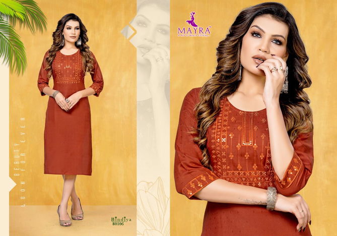 Mayra Bindiya Wholesale Kurti Exclusive Wear Collection